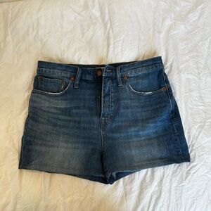 Madewell Indigo Denim Shorts